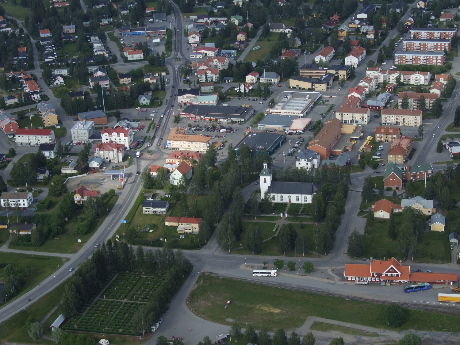 Flygfoto &ouml;ver Str&ouml;msund