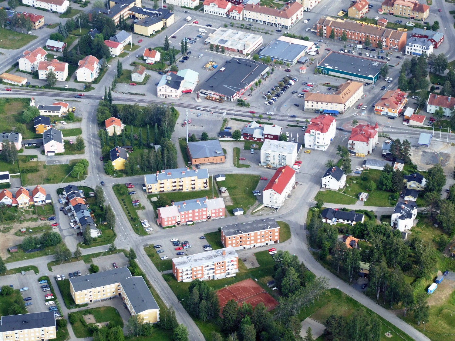 Flygfoto &ouml;ver Str&ouml;msund