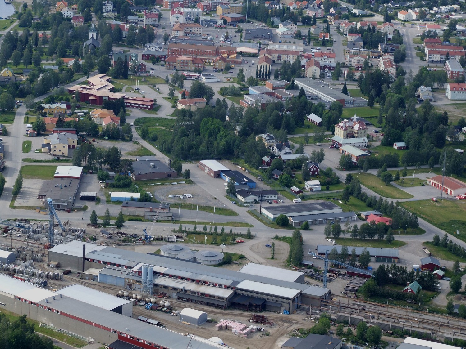 Flygfoto &ouml;ver Str&ouml;msund