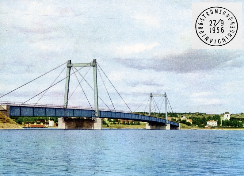 Bron över Ströms Vattudal