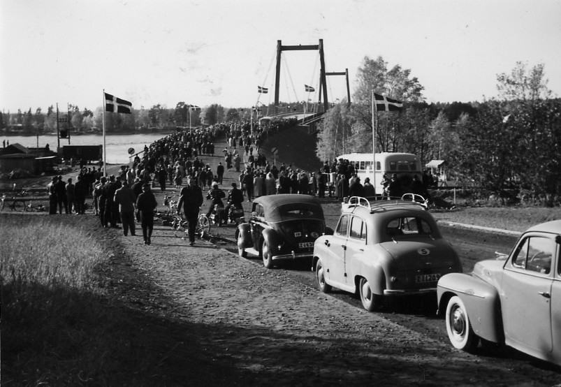 Bron över Ströms Vattudal
